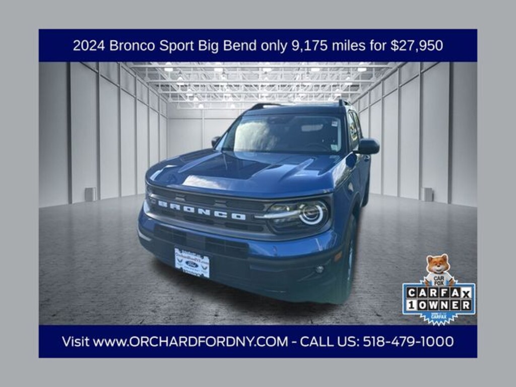 Certified 2024 Ford Bronco Sport Big Bend SUV