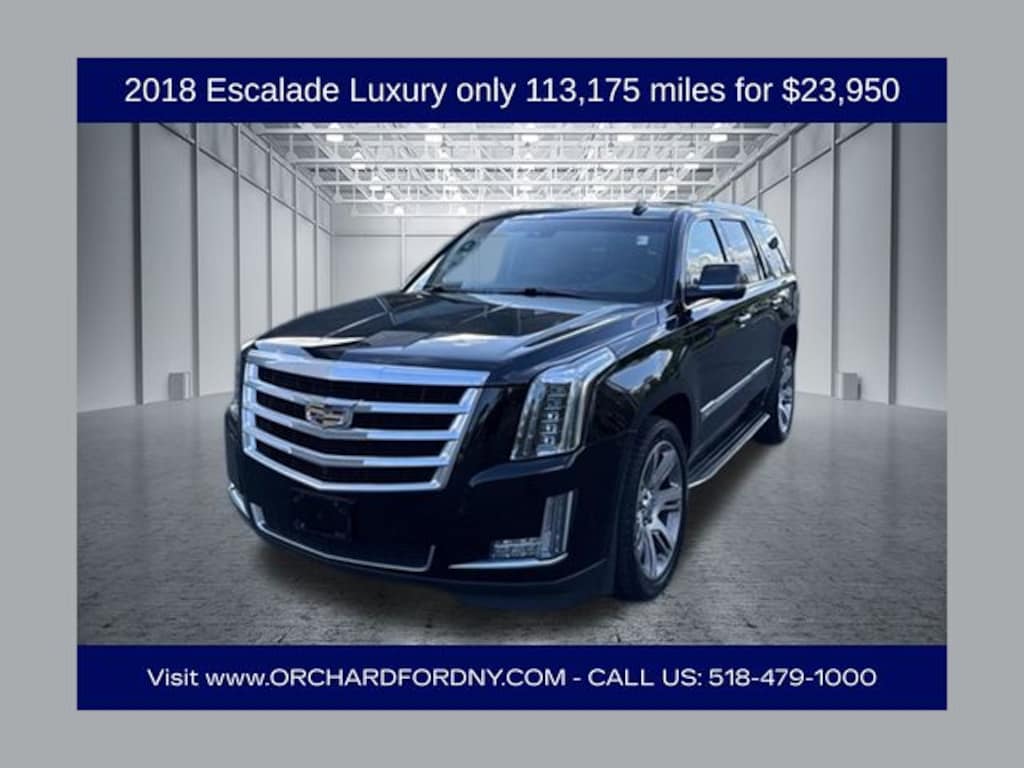 Certified 2018 Cadillac Escalade Luxury SUV