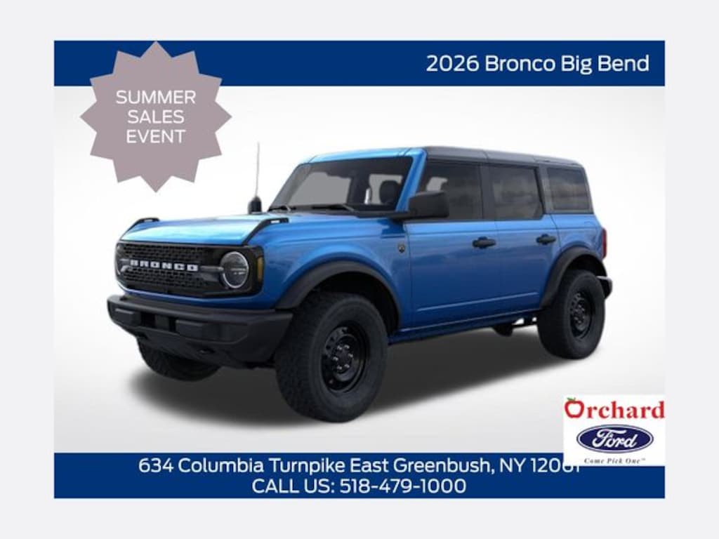 New 2026 Ford Bronco Big Bend SUV