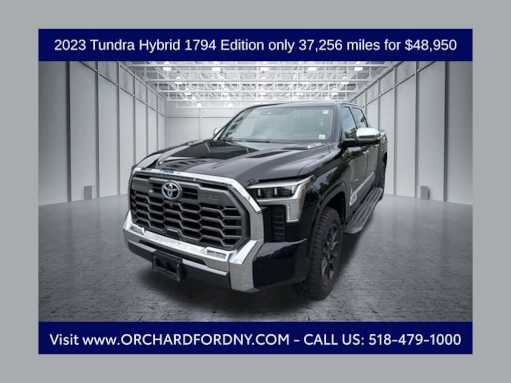 Certified 2023 Toyota Tundra Hybrid 1794 Edition Truck