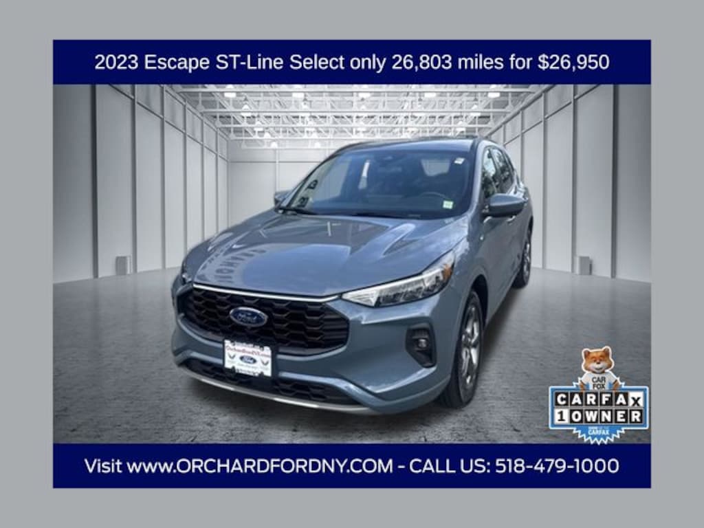 Certified 2023 Ford Escape ST-Line Select SUV