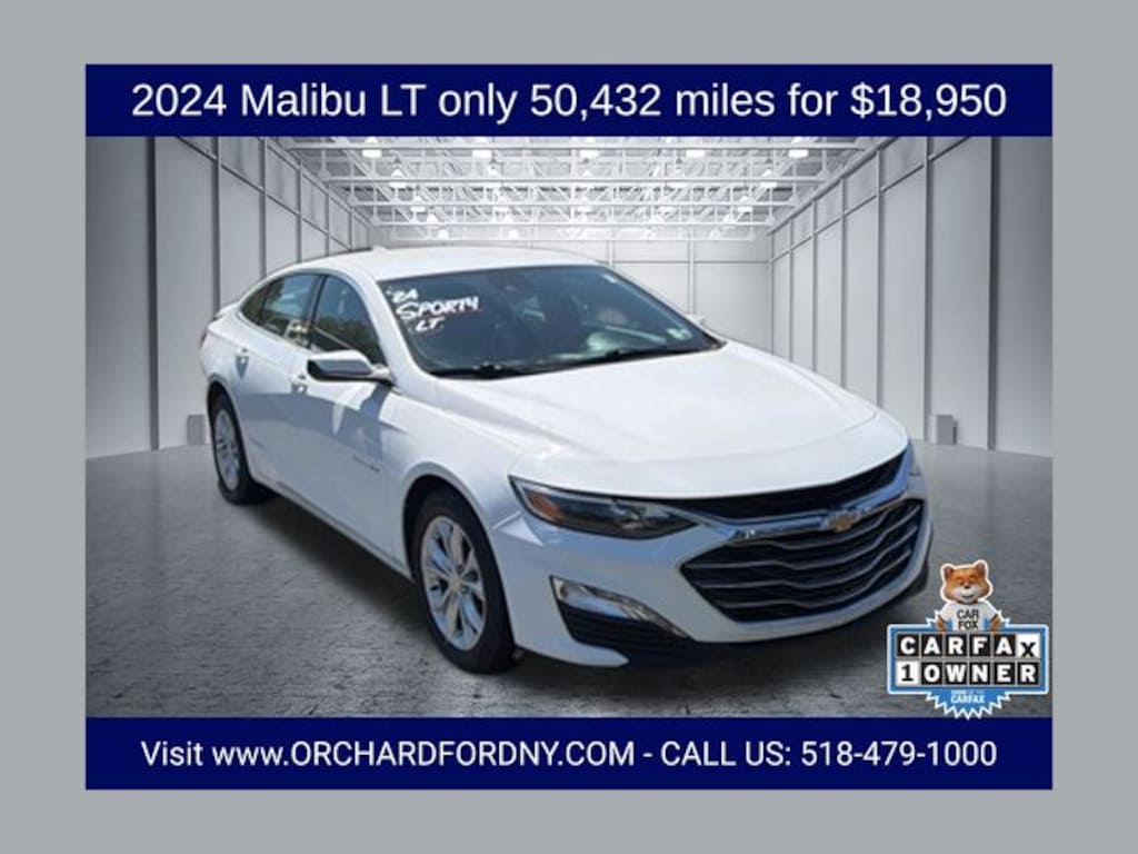Certified 2024 Chevrolet Malibu LT Sedan