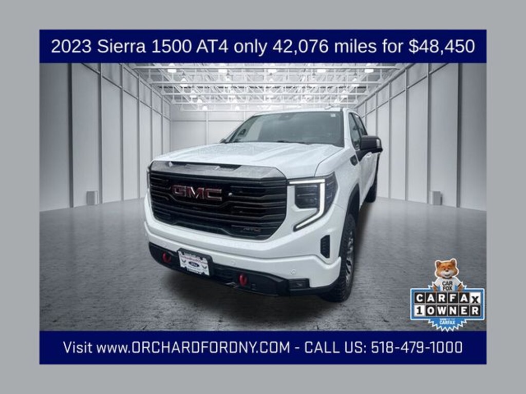 Certified 2023 GMC Sierra 1500 AT4 Truck