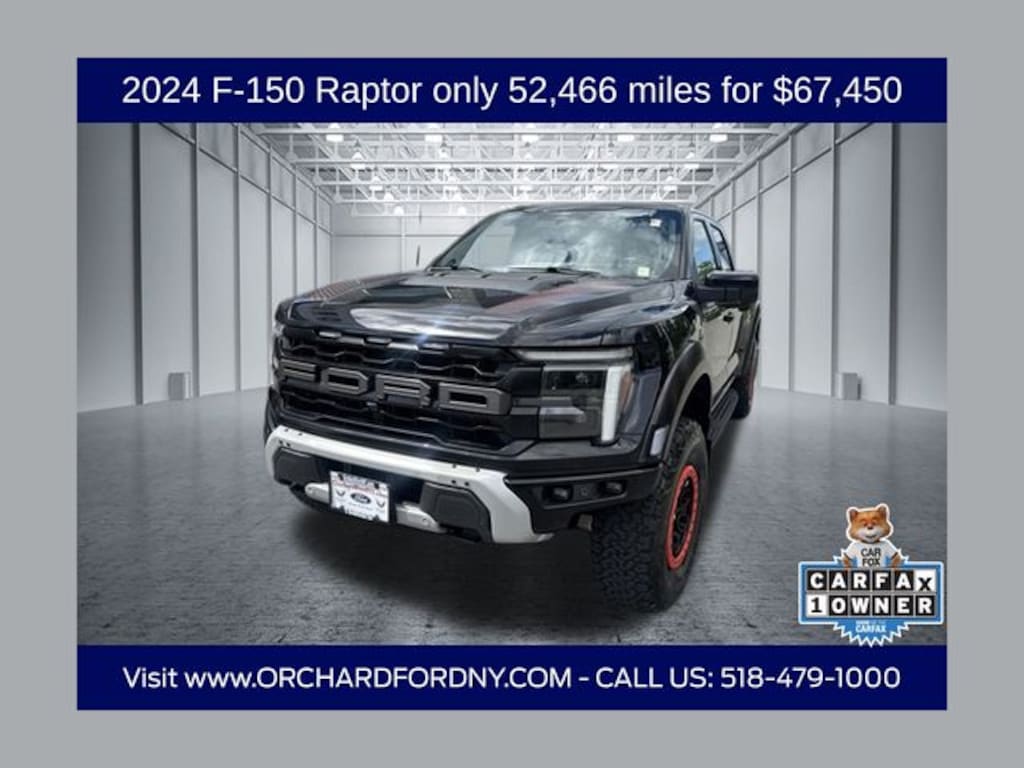 Certified 2024 Ford F-150 Raptor Truck