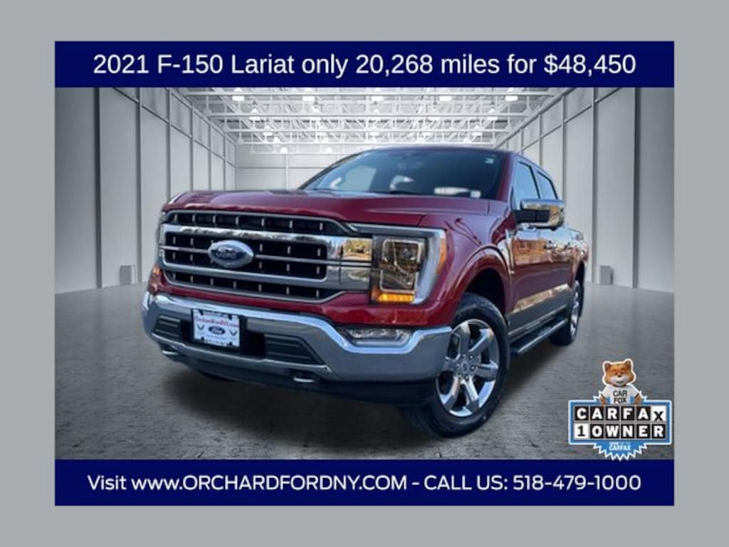 Certified 2021 Ford F-150 Lariat Truck