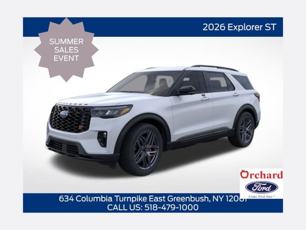 New 2026 Ford Explorer ST SUV