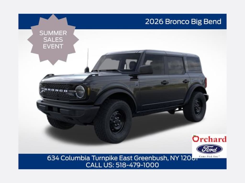 New 2026 Ford Bronco Big Bend SUV