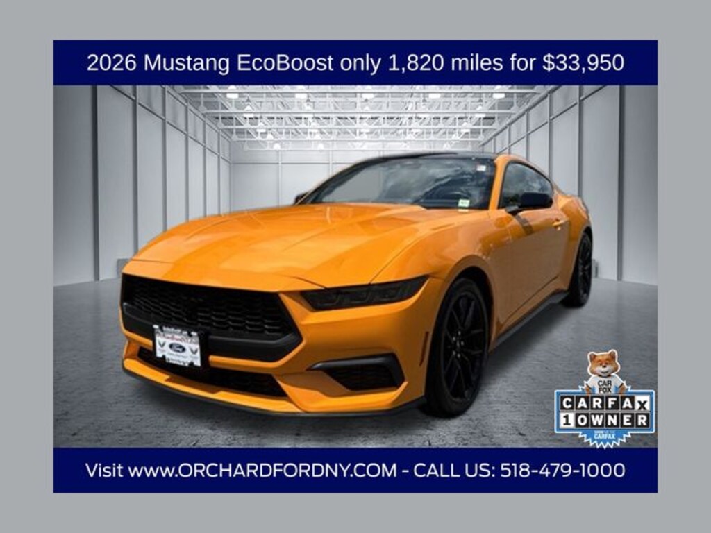 Certified 2026 Ford Mustang Ecoboost Coupe