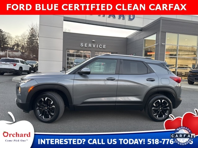 Used 2021 Chevrolet Trailblazer LT with VIN KL79MRSL3MB102357 for sale in East Greenbush, NY