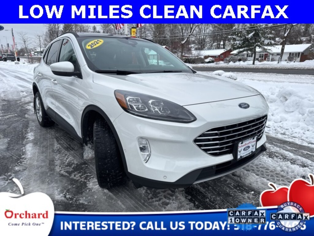 Certified 2021 Ford Escape Titanium Hybrid SUV
