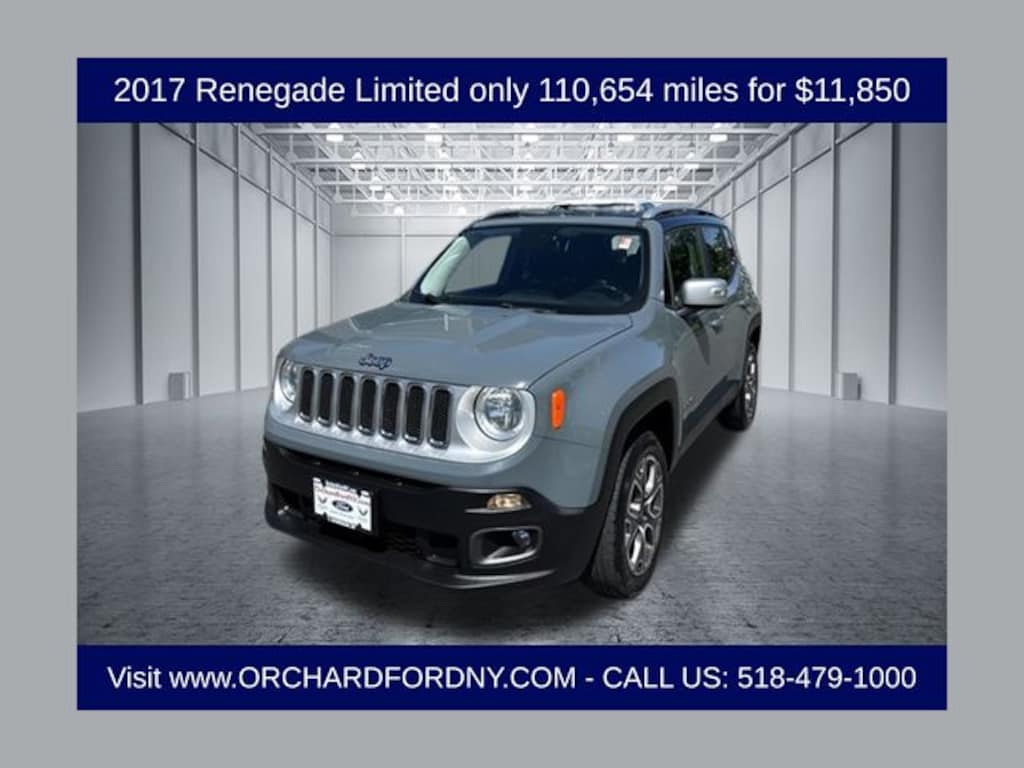 Certified 2017 Jeep Renegade Limited SUV
