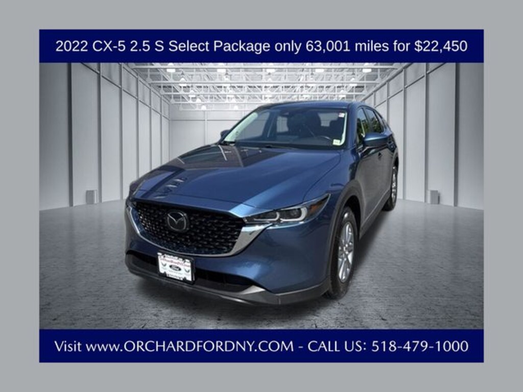 Certified 2022 Mazda CX-5 2.5 S Select Package SUV