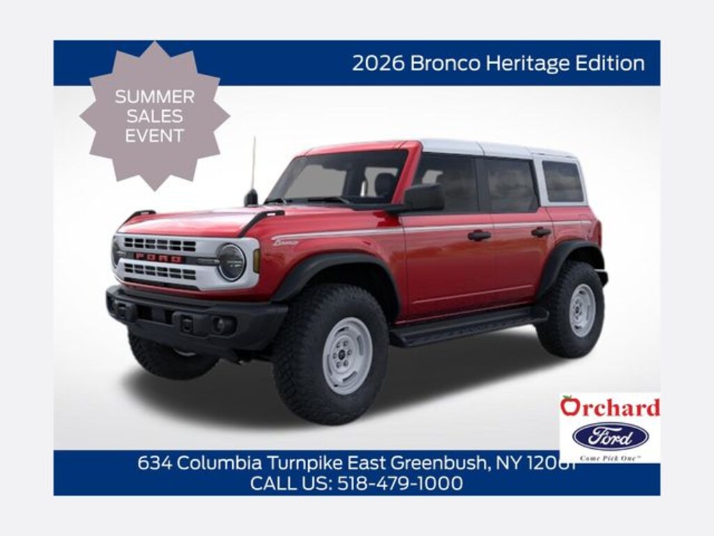 New 2026 Ford Bronco Heritage Edition SUV