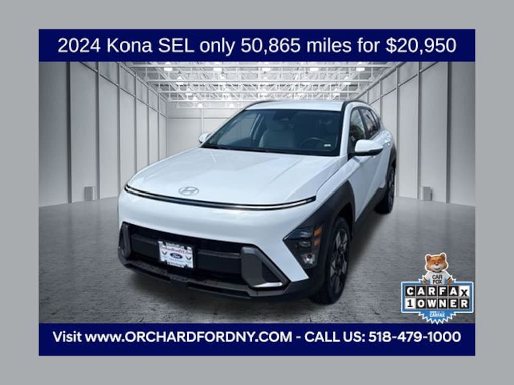 Certified 2024 Hyundai Kona SEL SUV