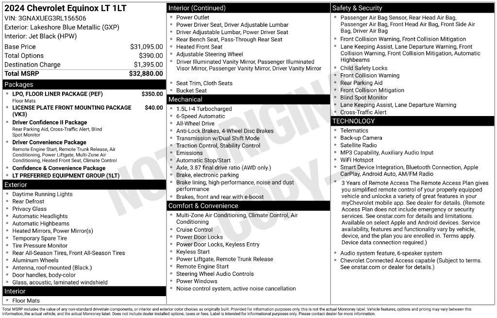 Used 2024 Chevrolet Equinox LT SUV