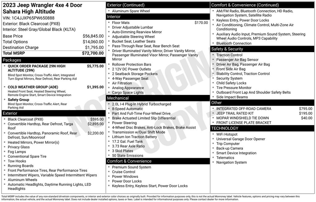 2023 Jeep Wrangler 4xe High Altitude 4XE's photo