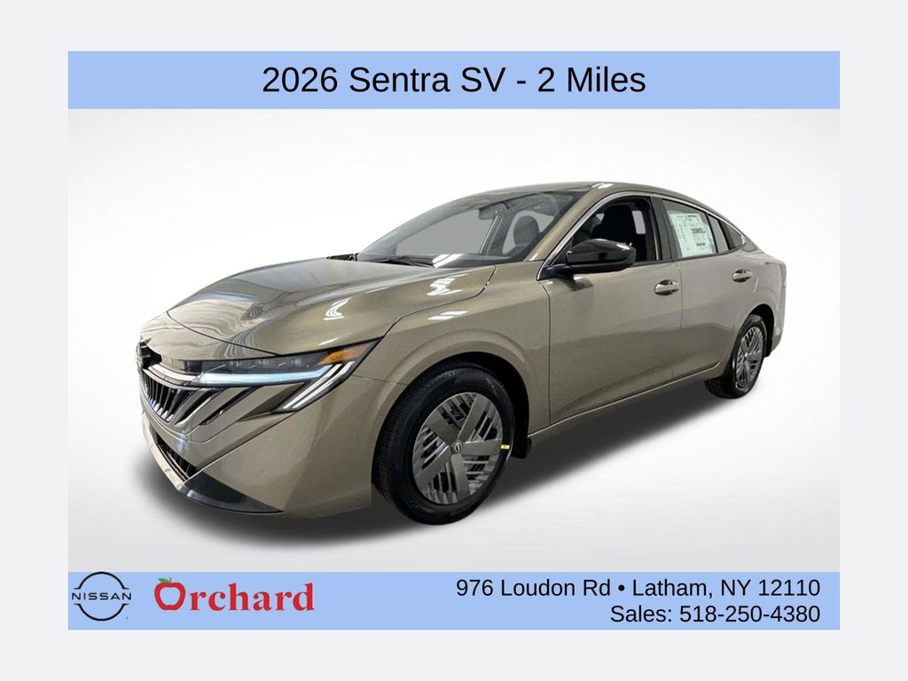 New 2026 Nissan Sentra SV Sedan