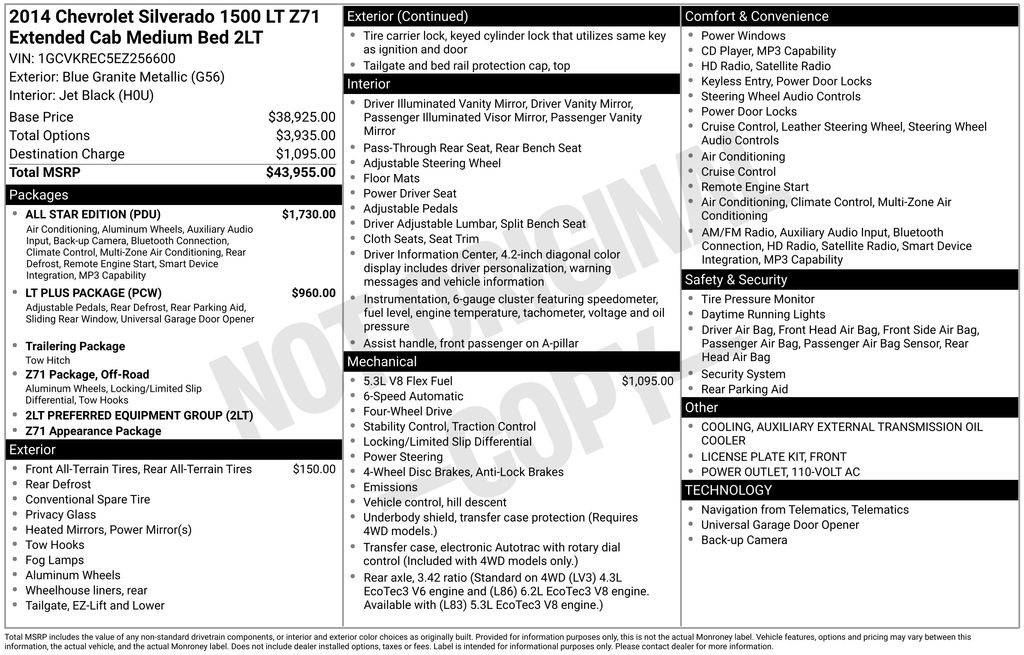 2014 Chevrolet Silverado 1500 2LT 4X4 Double Cab Std Box's photo