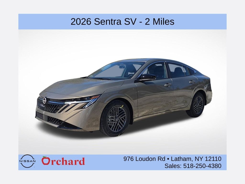 New 2026 Nissan Sentra SV Sedan