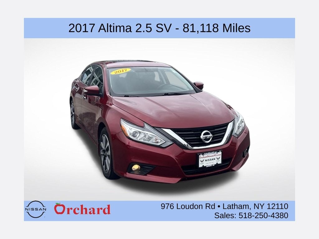 Used 2017 Nissan Altima 2.5 SV Sedan