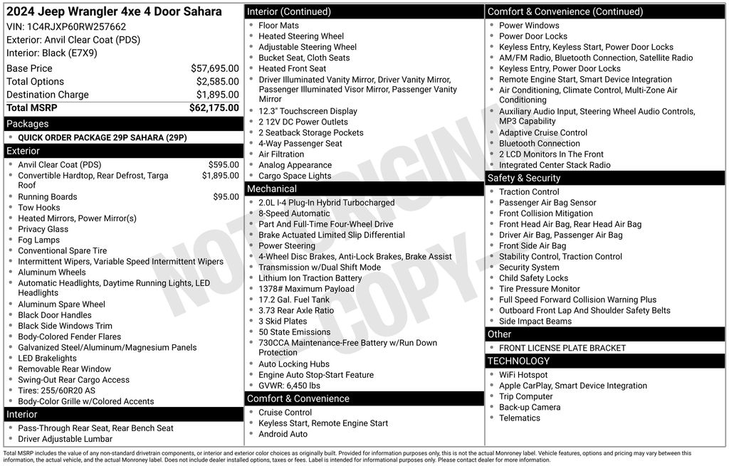 2024 Jeep Wrangler 4xe Sahara 4XE's photo