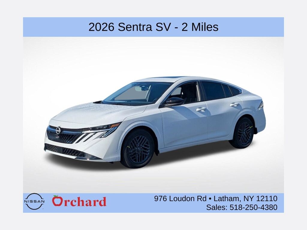 New 2026 Nissan Sentra SV Sedan