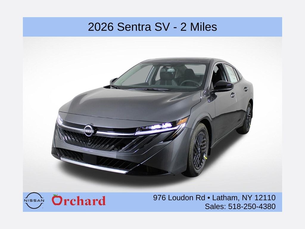 New 2026 Nissan Sentra SV Sedan