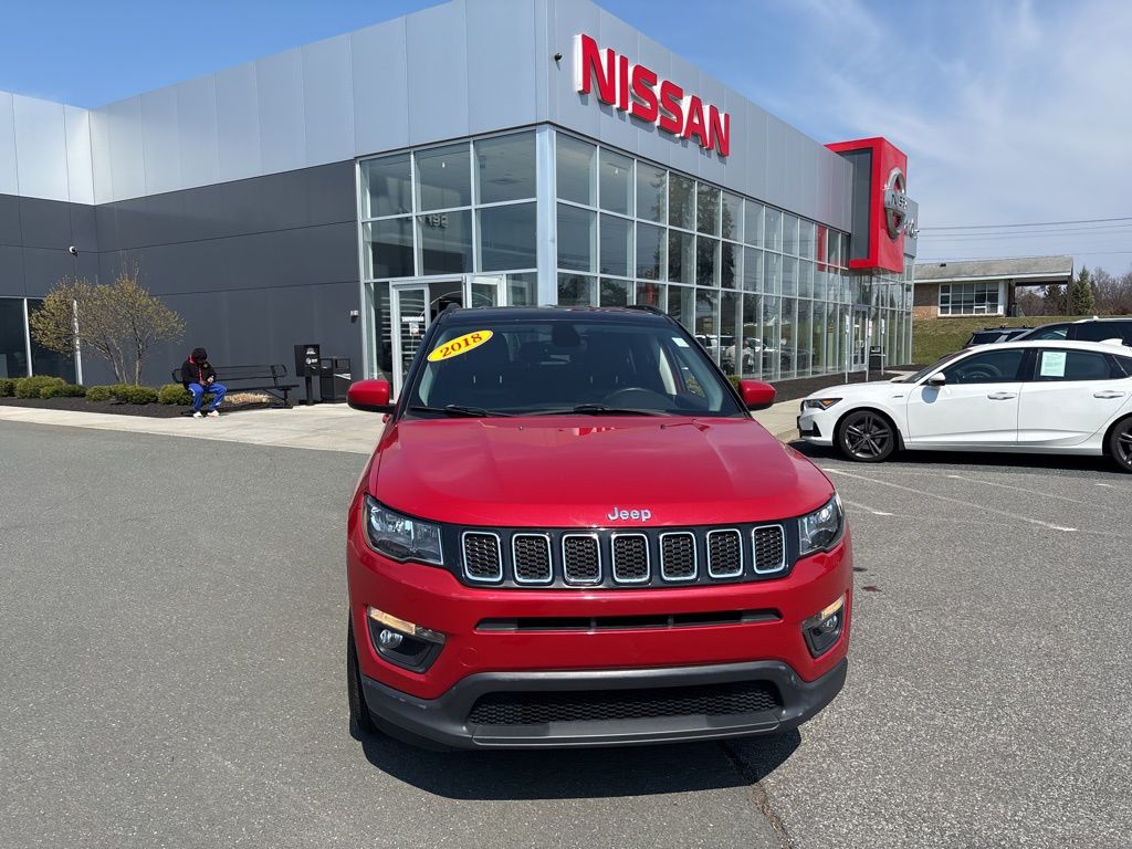 Used 2018 Jeep Compass Latitude with VIN 3C4NJDBB5JT398142 for sale in Latham, NY