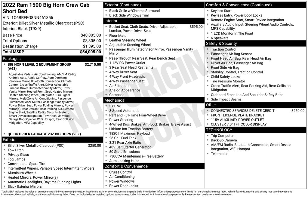 2022 RAM Ram 1500 Pickup