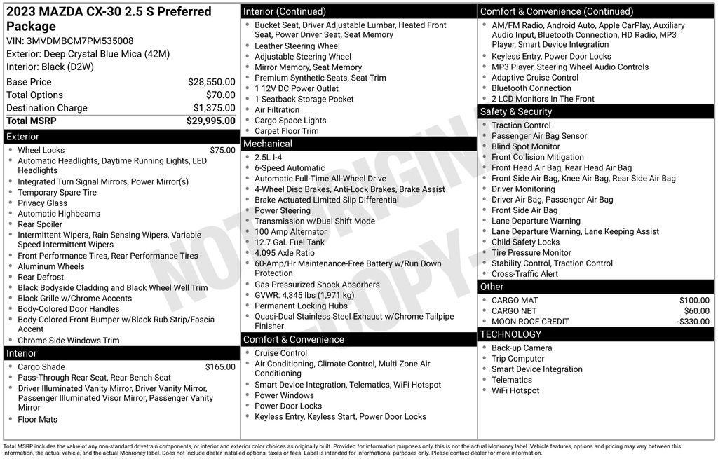 2023 Mazda CX-30 Preferred