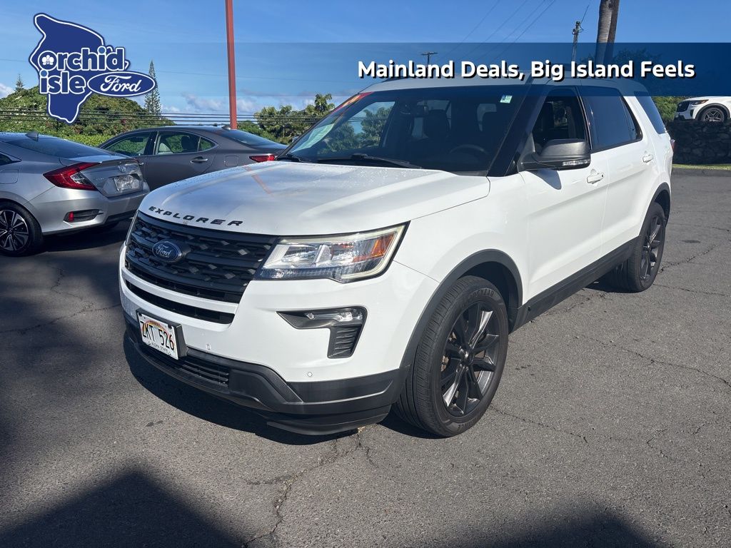 Used 2019 Ford Explorer XLT with VIN 1FM5K8D80KGA82011 for sale in Hilo, HI