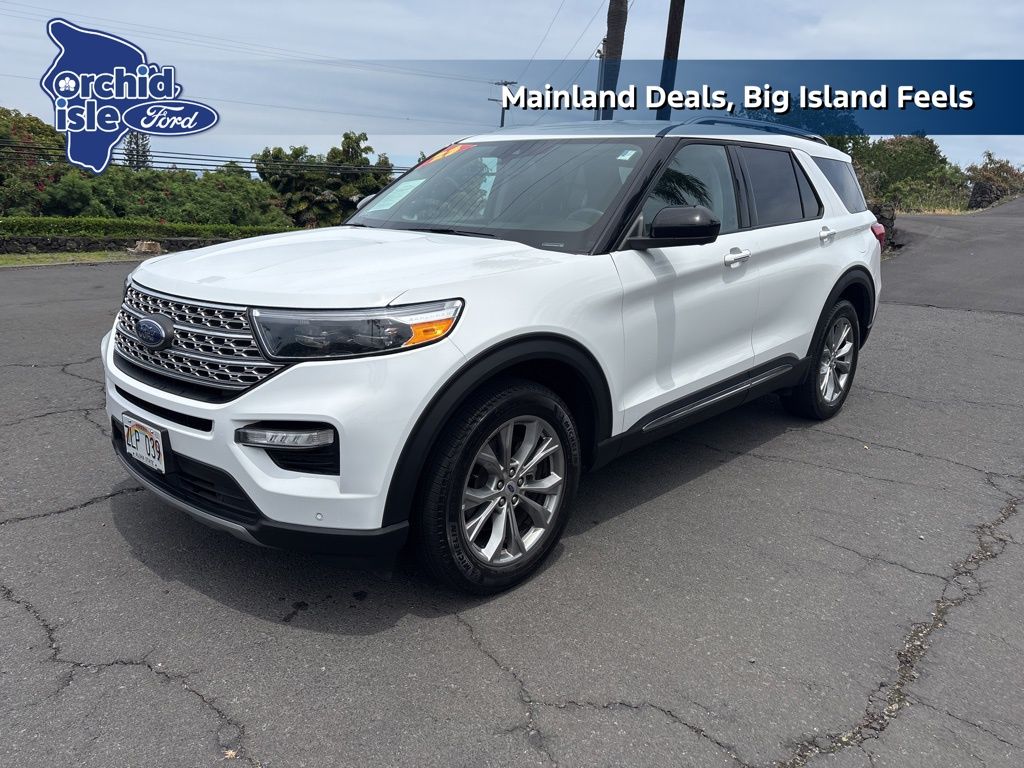 Used 2023 Ford Explorer Limited with VIN 1FMSK8FH4PGA59368 for sale in Hilo, HI