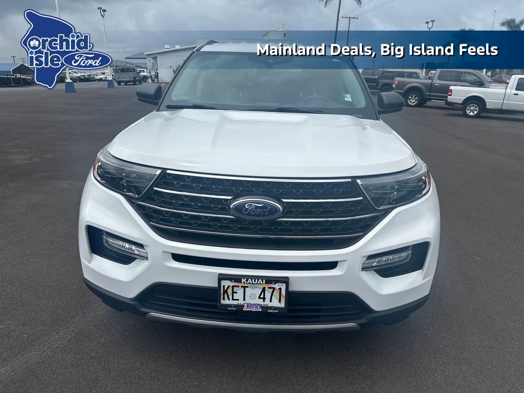 Used 2021 Ford Explorer XLT with VIN 1FMSK7DH8MGC40529 for sale in Hilo, HI