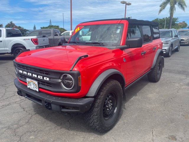 Used 2021 Ford Bronco 4-Door Black Diamond with VIN 1FMEE5BHXMLA72542 for sale in Hilo, HI