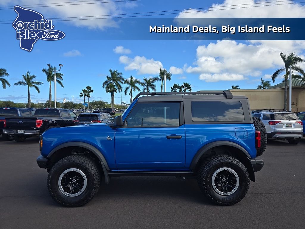 Used 2022 Ford Bronco 2-Door Black Diamond with VIN 1FMDE5AP8NLB47907 for sale in Hilo, HI