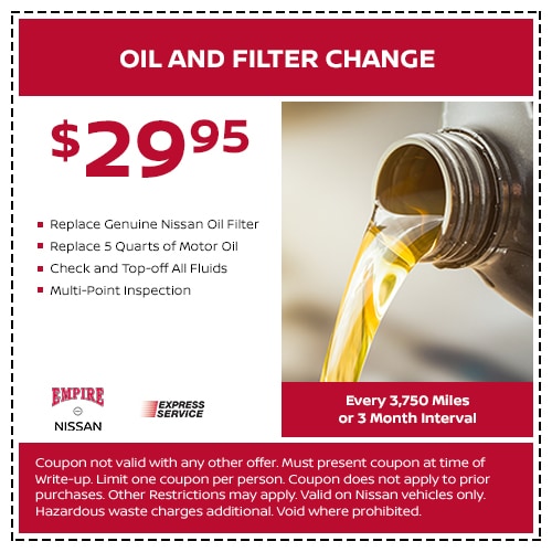 Nissan Auto Service Specials & Deals Near Me Fontana Upland Ontario CA