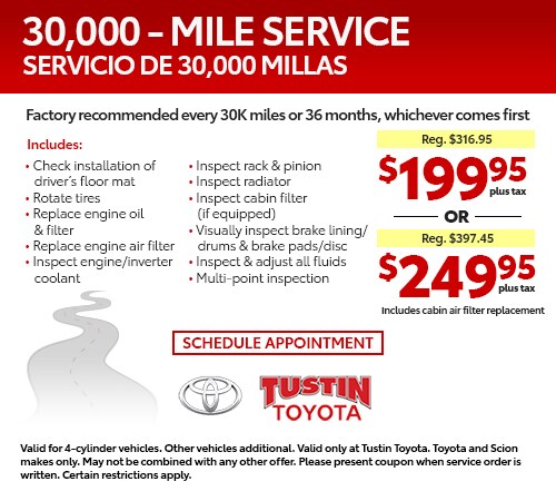 Tustin Toyota Service >> Service Specials Orange County Tustin Toyota Tustin Toyota Service >> Service Specials Orange County Tustin Toyota