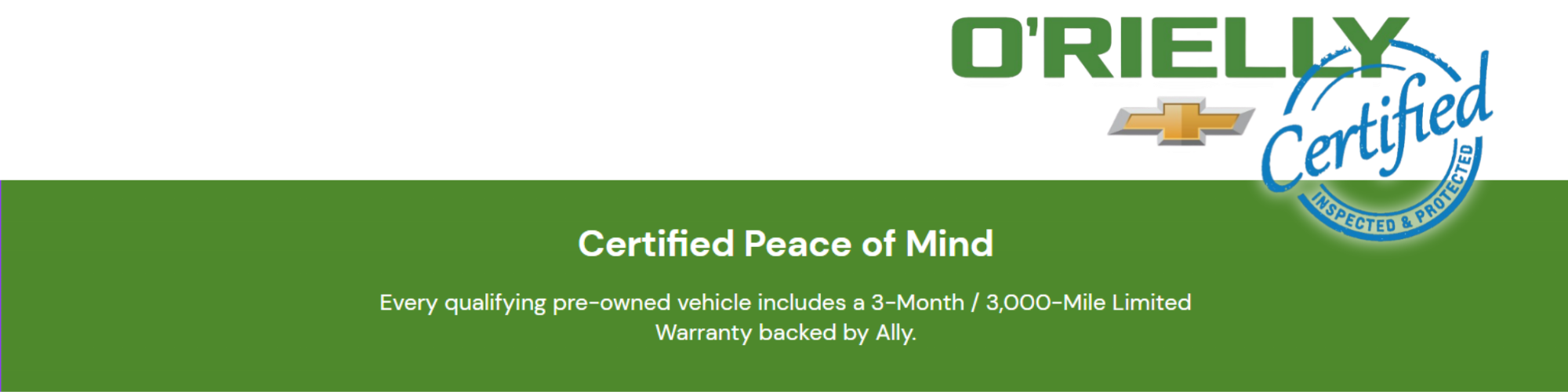 Certified Pre-Owned Warranty Benefits