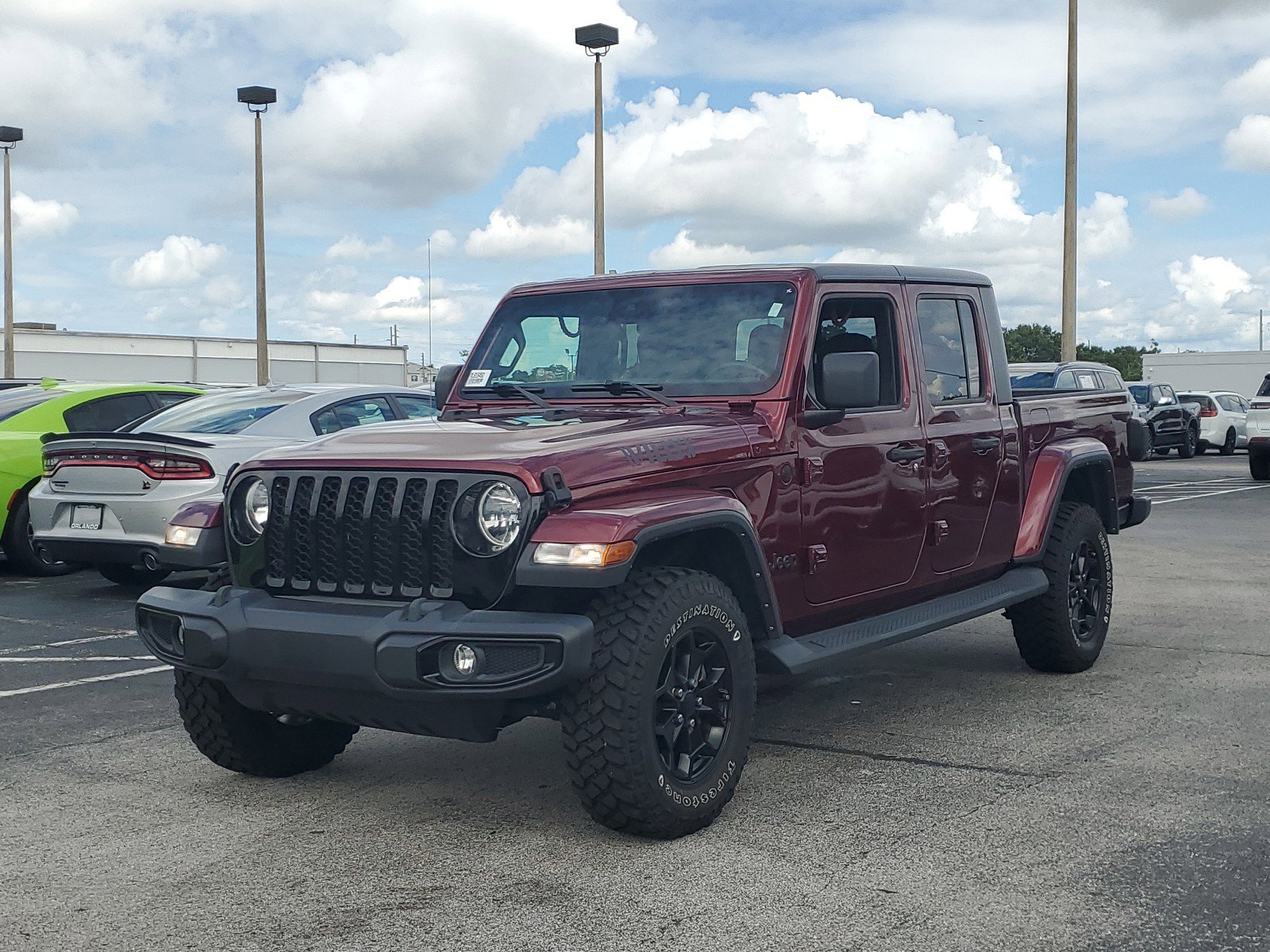 Used 2021 Jeep Gladiator WILLYS with VIN 1C6HJTAG2ML615450 for sale in Orlando, FL