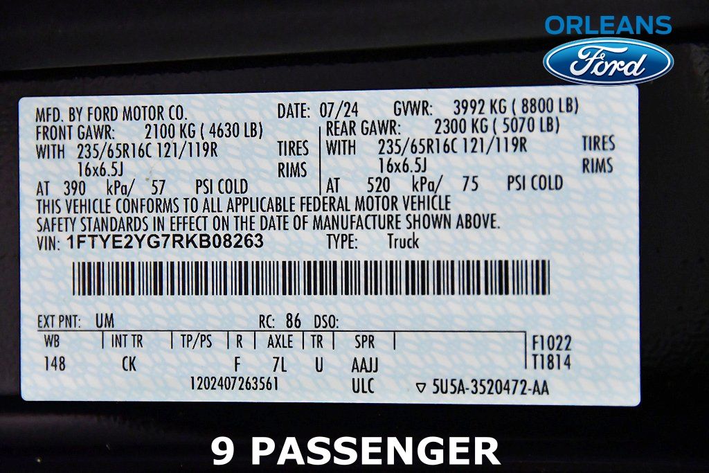 2024 Ford Transit Van Base - Photo 15