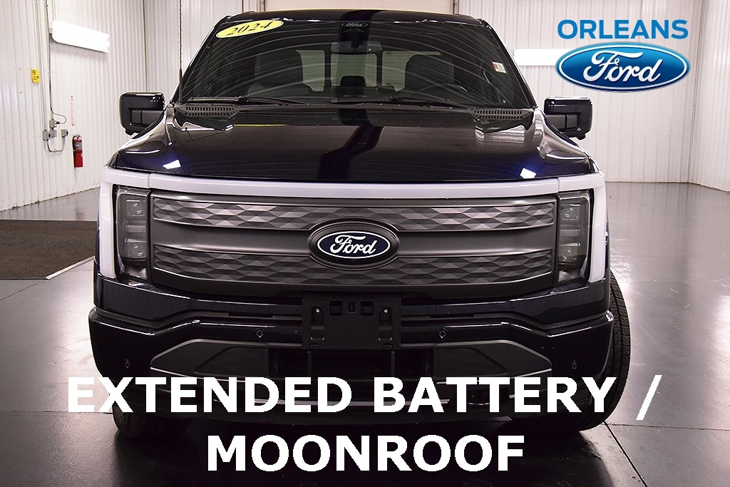 Used 2024 Ford F-150 Lightning Lariat with VIN 1FT6W5L71RWG04858 for sale in Medina, NY