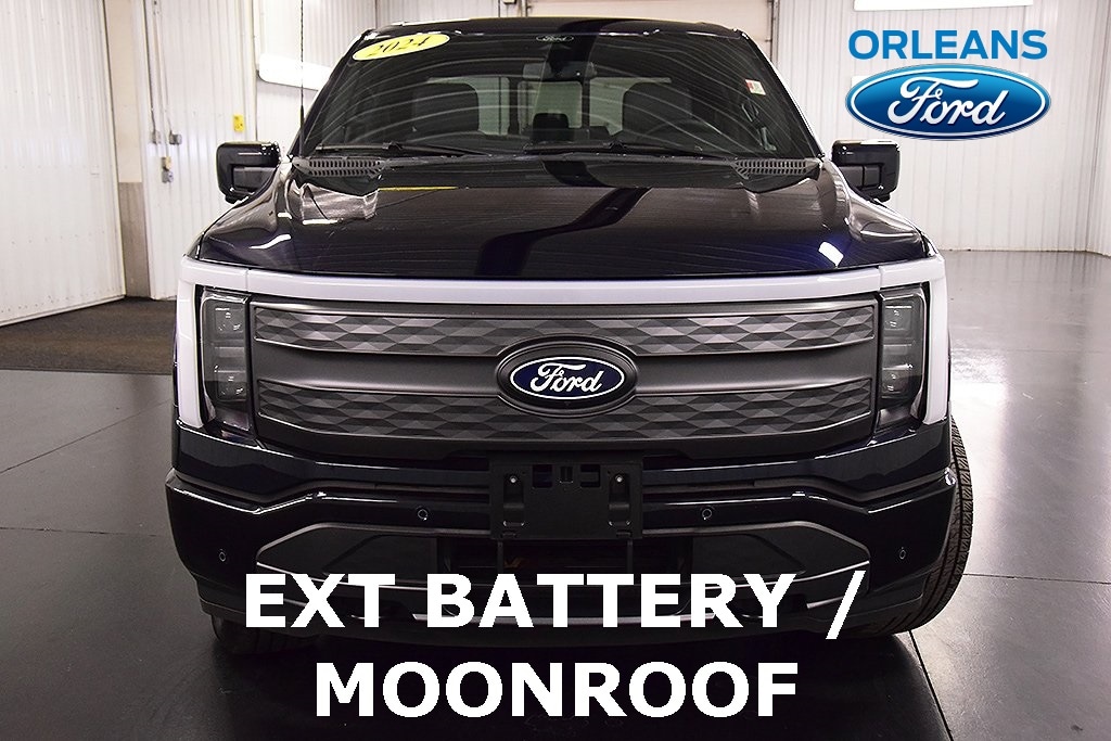 Used 2024 Ford F-150 Lightning Lariat with VIN 1FT6W5L79RWG13789 for sale in Medina, NY