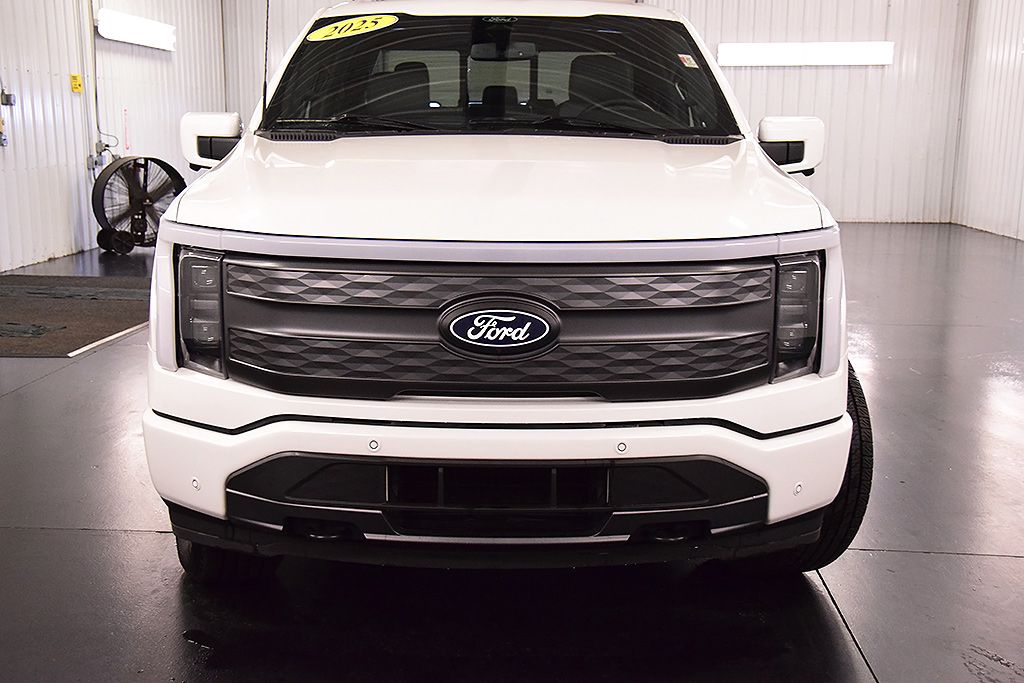 Used 2025 Ford F-150 Lightning Lariat with VIN 1FT6W5L72SWG03708 for sale in Medina, NY