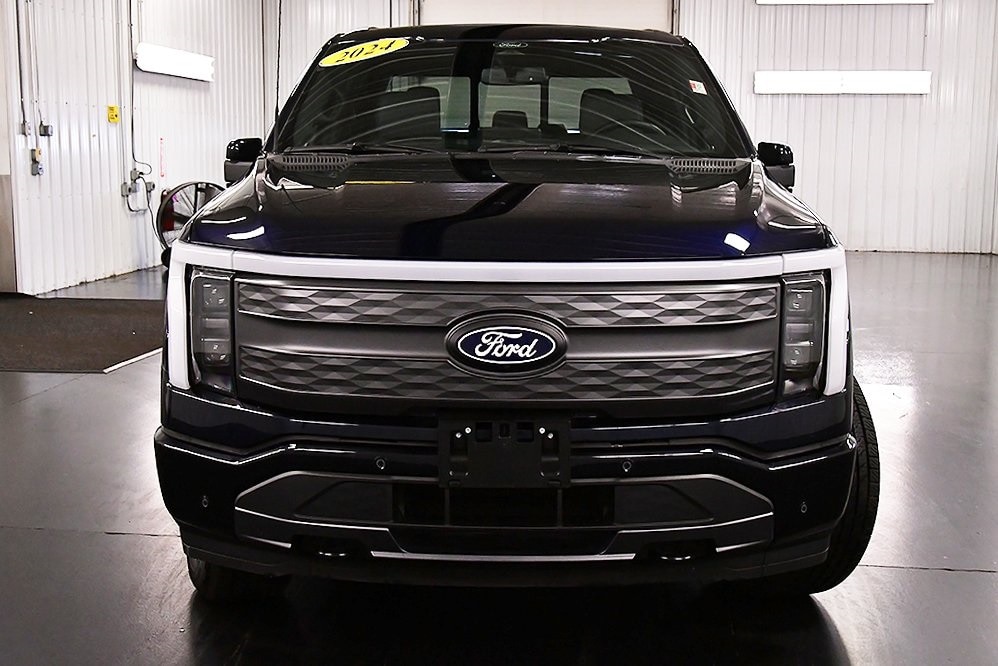 Used 2024 Ford F-150 Lightning Lariat with VIN 1FT6W5L74RWG14221 for sale in Medina, NY