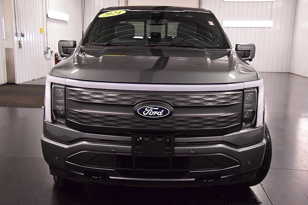 Used 2024 Ford F-150 Lightning Lariat with VIN 1FT6W5L72RWG17361 for sale in Medina, NY