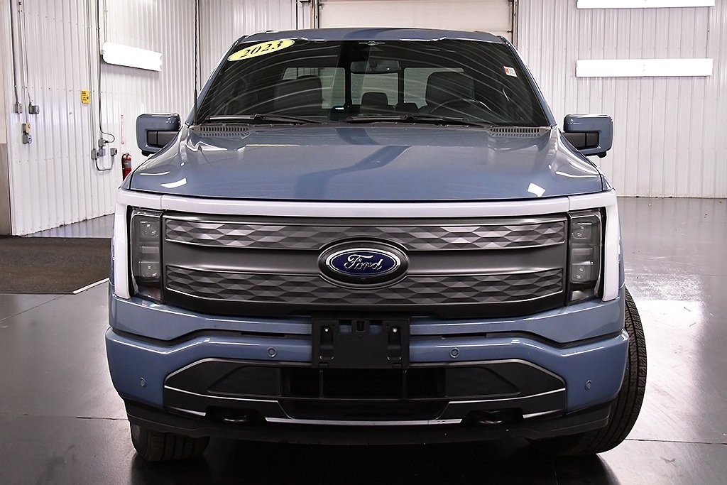 Used 2023 Ford F-150 Lightning Lariat with VIN 1FT6W1EV3PWG45199 for sale in Medina, NY