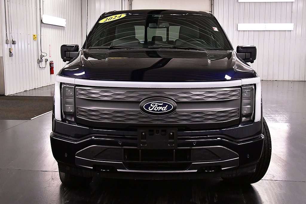 Used 2024 Ford F-150 Lightning Lariat with VIN 1FT6W5L77RWG13046 for sale in Medina, NY