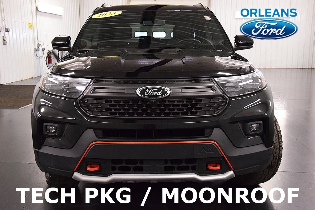 Used 2023 Ford Explorer TIMBERLINE with VIN 1FMSK8JH1PGA44415 for sale in Medina, NY