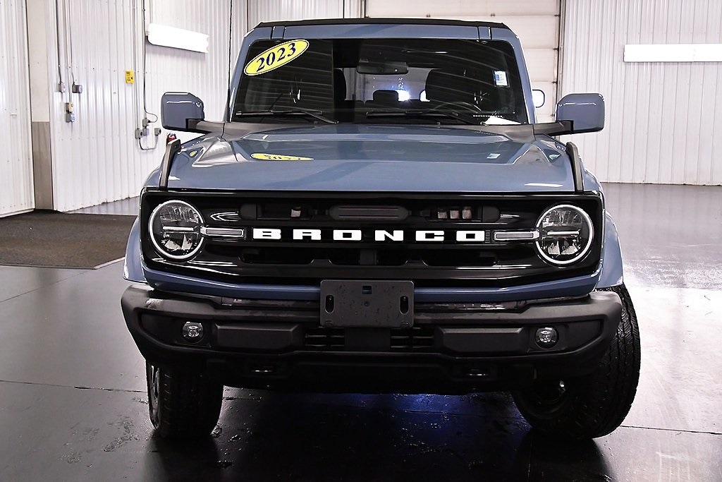 Used 2023 Ford Bronco 4-Door Outer Banks with VIN 1FMDE5DHXPLB18402 for sale in Medina, NY