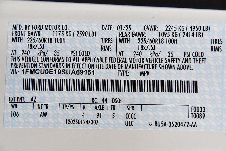 2025 Ford Escape Plug-in hybrid PHEV - Photo 14